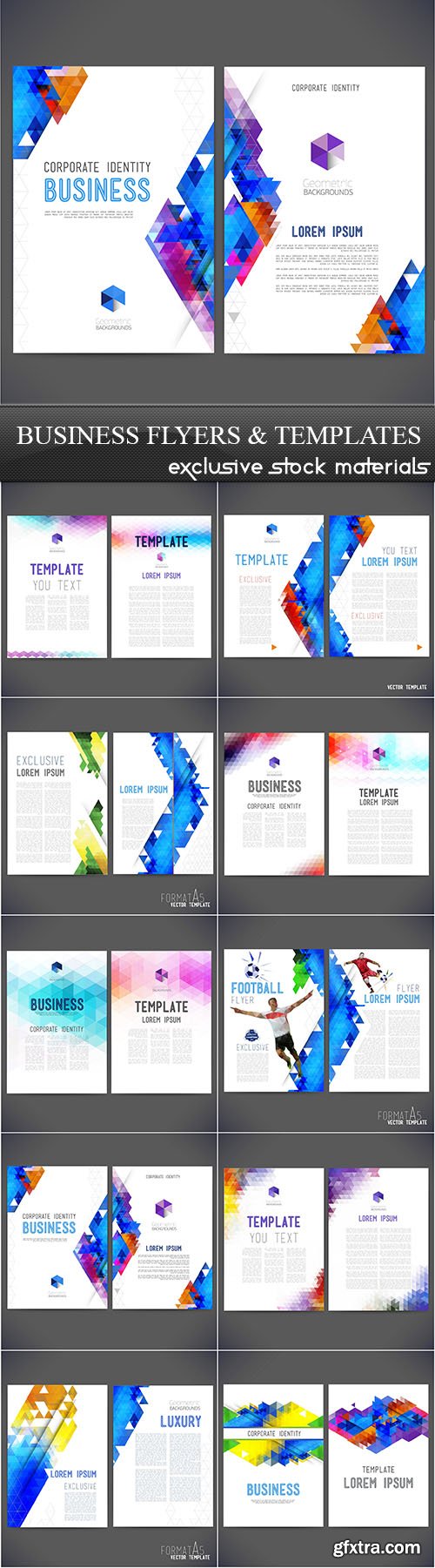 Business Flyers and Templates, 10xEPS