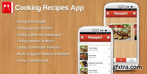 CodeCanyon - Cooking Recipes App CodeCanyon - Cooking Recipes App