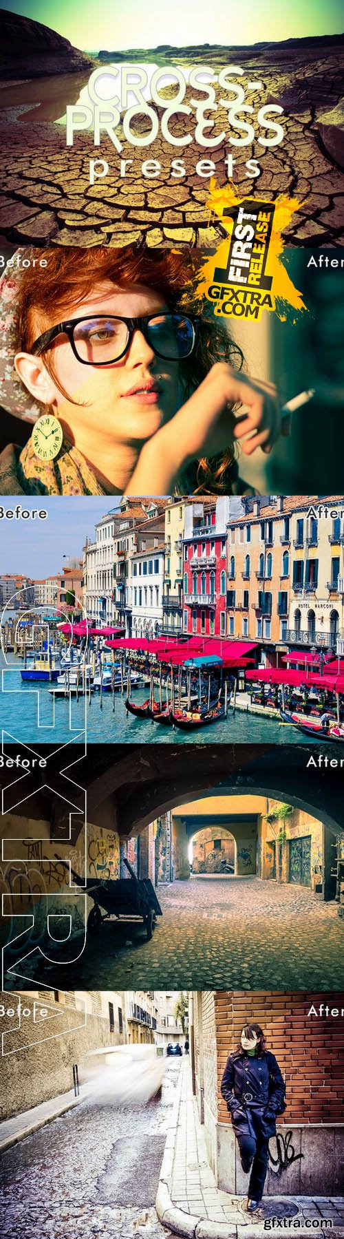 Cross-Process Lightroom Presets - Creativemarket 95892