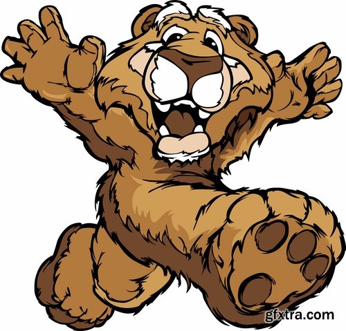 Funny cartoon characters in vector from stock #7 - 25 Eps