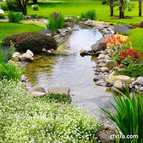 Decorative ponds in the garden and in nature - 25 HQ Jpg