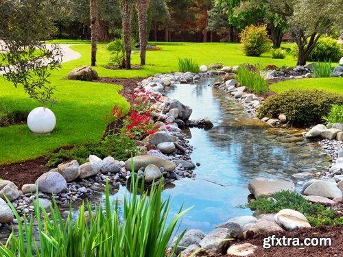Decorative ponds in the garden and in nature - 25 HQ Jpg