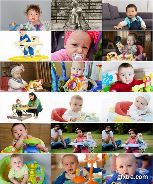 Collection of children and walkers 25 UHQ Jpeg