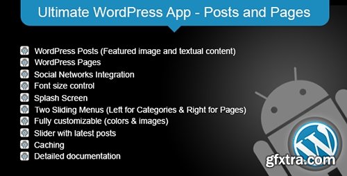 CodeCanyon - Ultimate WordPress App v1.2 - Posts and Pages CodeCanyon - Ultimate WordPress App v1.2 - Posts and Pages