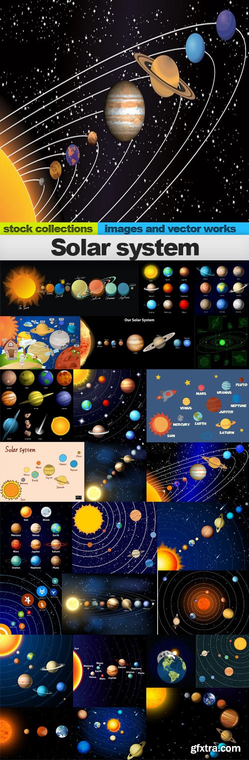 Solar system,25 x EPS