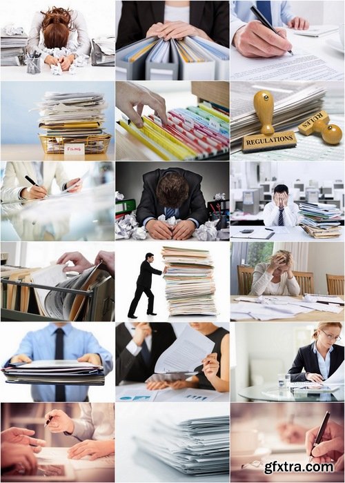 Businessmen engaged in paperwork Stock images - 25 HQ Jpg