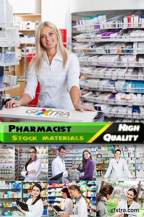 Pharmacist and sale of medicines Stock images - 25 HQ Jpg
