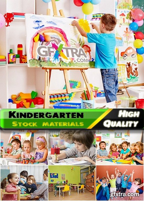 Kindergarten interior and development of preschool children - 25 HQ Jpg