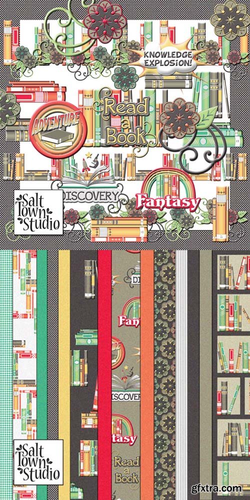 Scrap - Read a Book PNG and JPG Scrap - Read a Book PNG and JPG