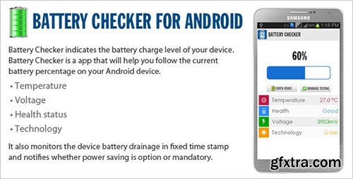 CodeCanyon - Battery Checker v1.0 - Android OS v3.x - v4.x CodeCanyon - Battery Checker v1.0 - Android OS v3.x - v4.x
