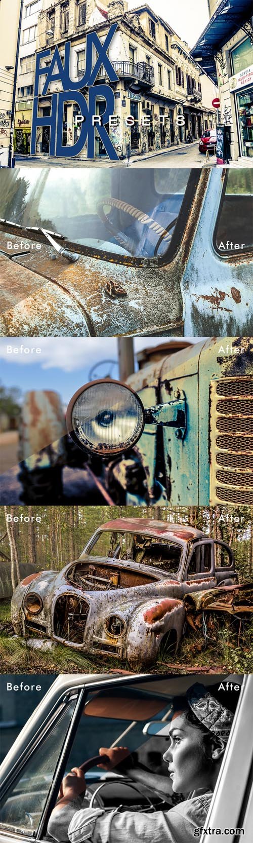 CreativeMarket - Faux HDR Lightroom Presets 96230