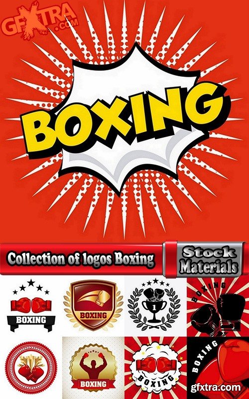 Collection of logos Boxing 25 Eps