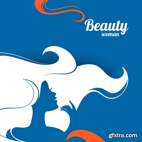 Collection of beautiful girls vector image 25 Eps