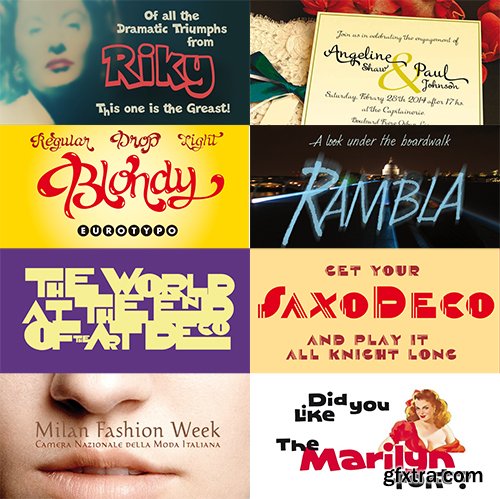 Eurotypo Mega Font Bundle