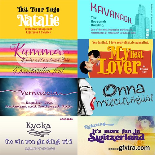 Eurotypo Mega Font Bundle