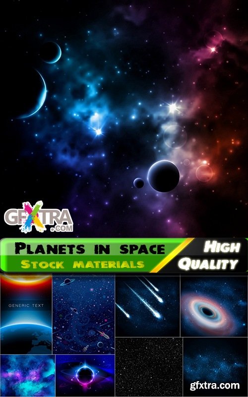 Planets in space and the solar system - 25 Eps