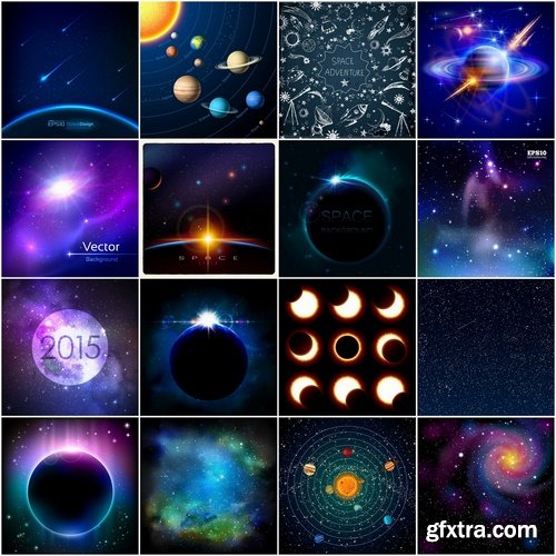 Planets in space and the solar system - 25 Eps