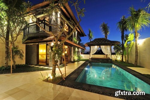 Exteriors of resort hotels Stock images - 25 HQ Jpg
