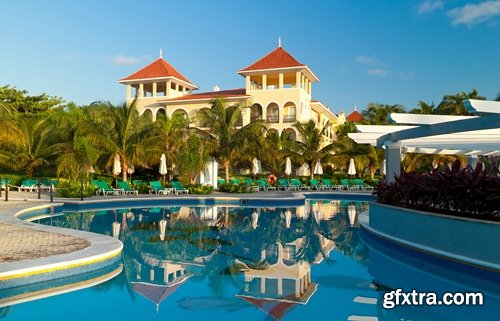 Exteriors of resort hotels Stock images - 25 HQ Jpg