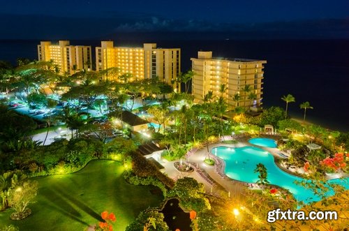 Exteriors of resort hotels Stock images - 25 HQ Jpg