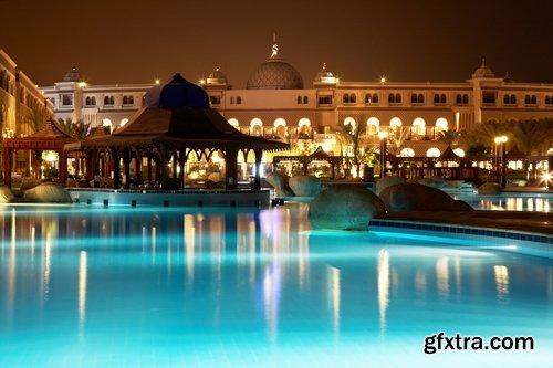 Exteriors of resort hotels Stock images - 25 HQ Jpg
