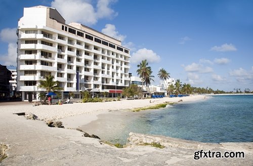 Exteriors of resort hotels Stock images - 25 HQ Jpg