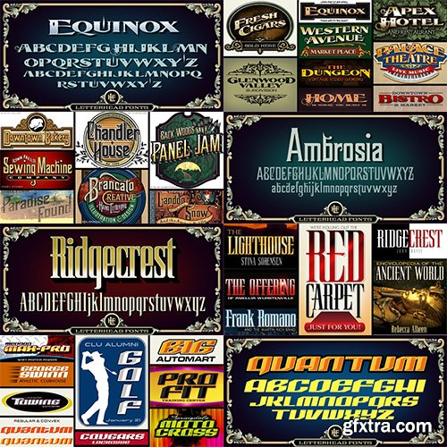 Letterhead Fonts Foundry Bundle