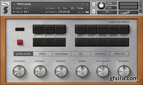 Samplephonics Sonas Philicorda KONTAKT-SYNTHiC4TE