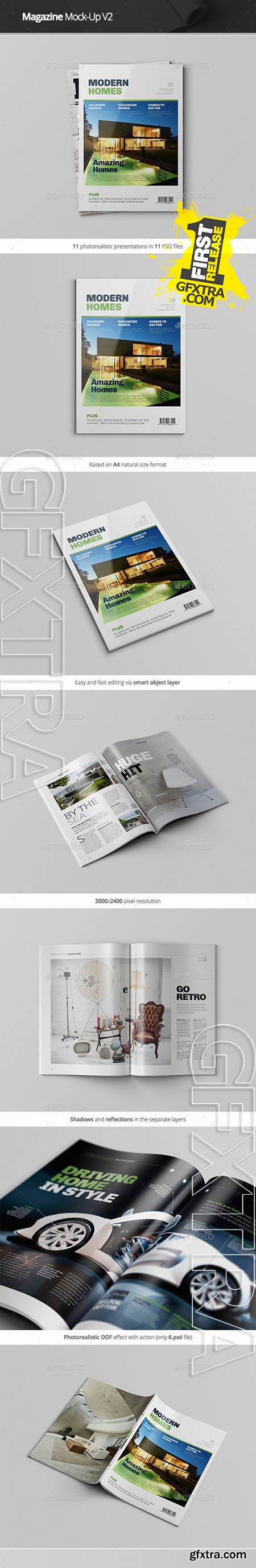 Magazine Mock-Up V2 - Graphicriver 9250783