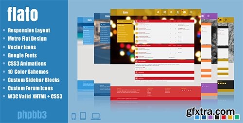 ThemeForest - Flato v1.0.6 - Metro Inspired Responsive phpBB3 Theme ThemeForest - Flato v1.0.6 - Metro Inspired Responsive phpBB3 Theme