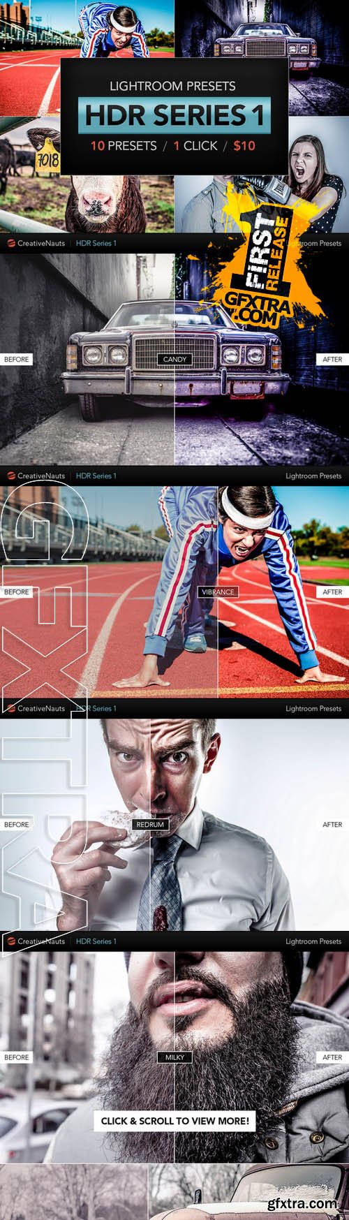 HDR Lightroom Presets - V1 - Creativemarket 102746