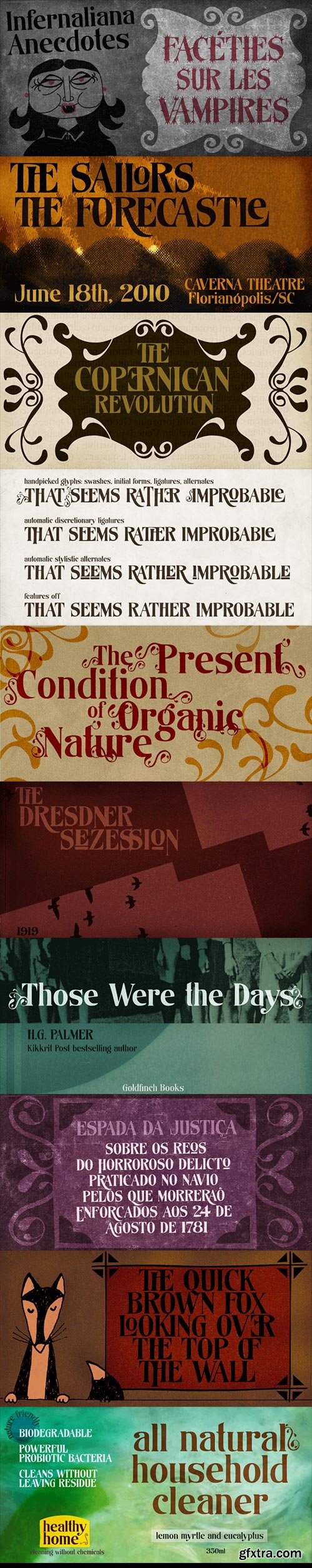 Organically Font Family 3xOTF $60