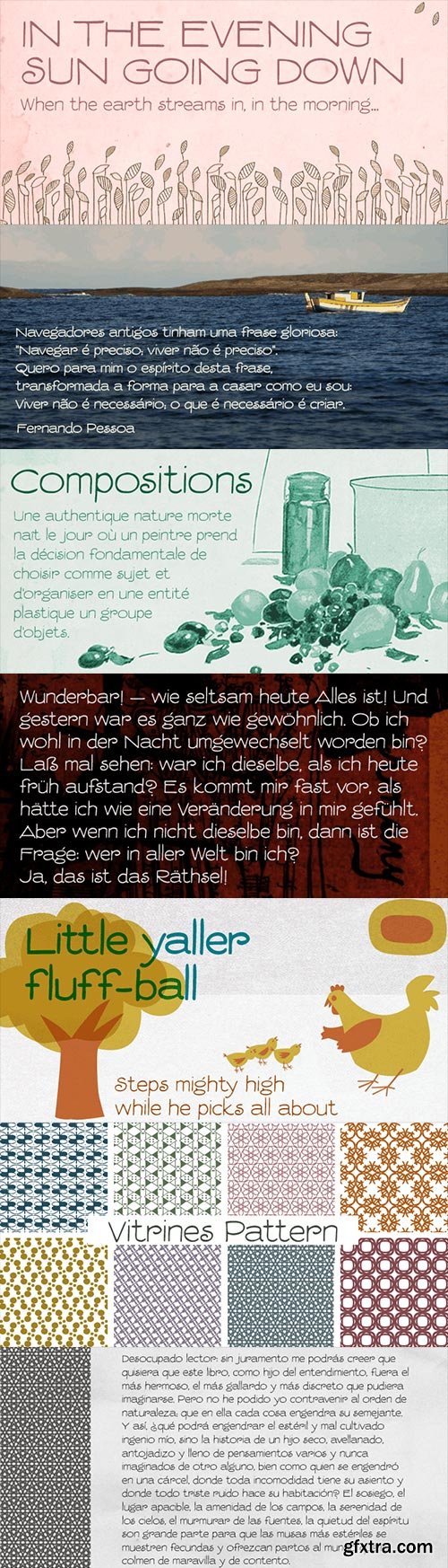 Vitrines Font Family 3xOTF $40