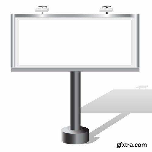 Different frames and boards for advertising - 25 Eps