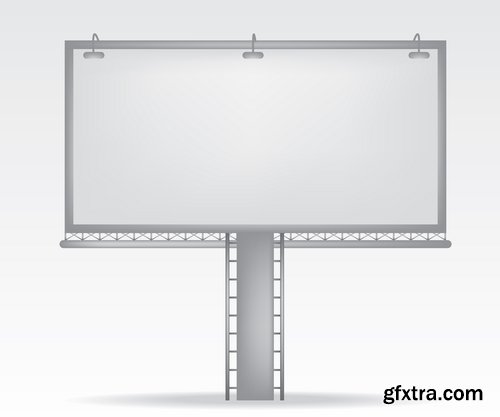 Different frames and boards for advertising - 25 Eps