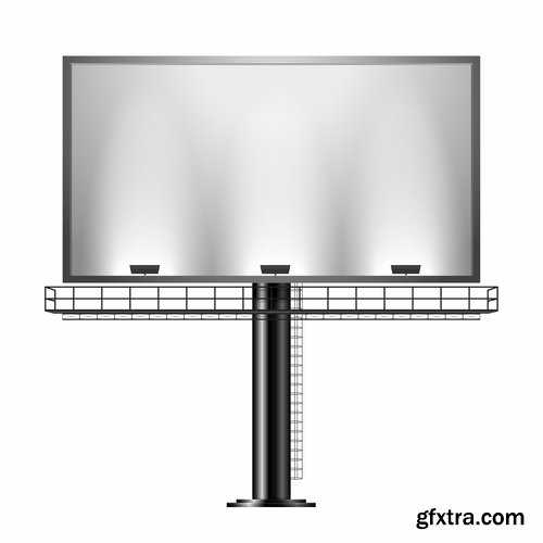 Different frames and boards for advertising - 25 Eps