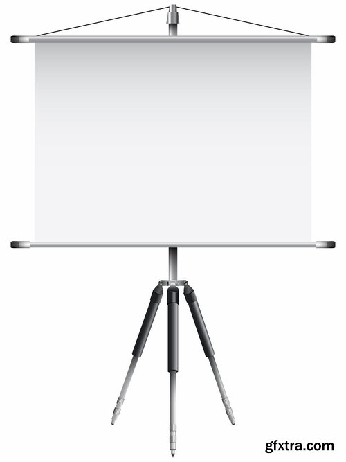 Different frames and boards for advertising - 25 Eps
