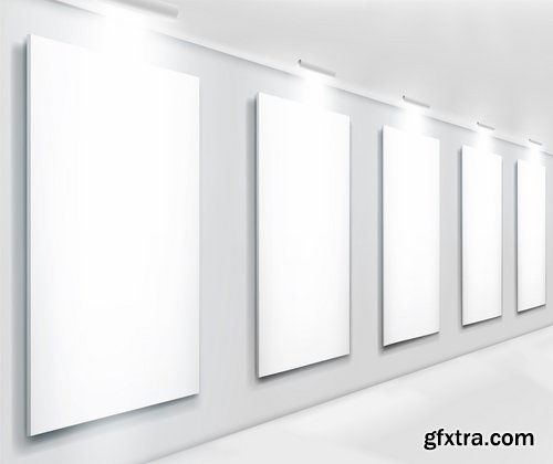 Different frames and boards for advertising - 25 Eps