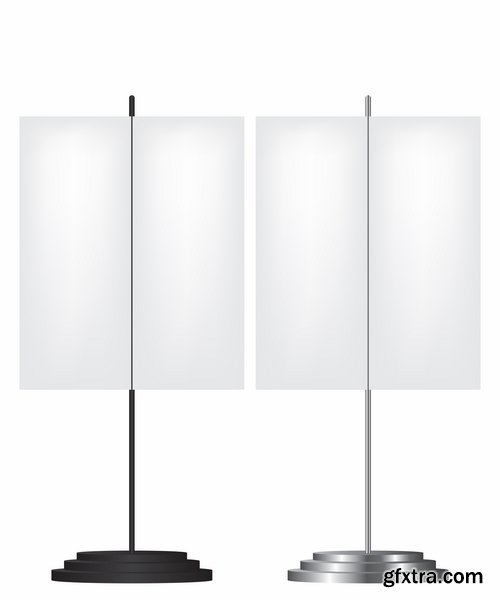 Different frames and boards for advertising - 25 Eps