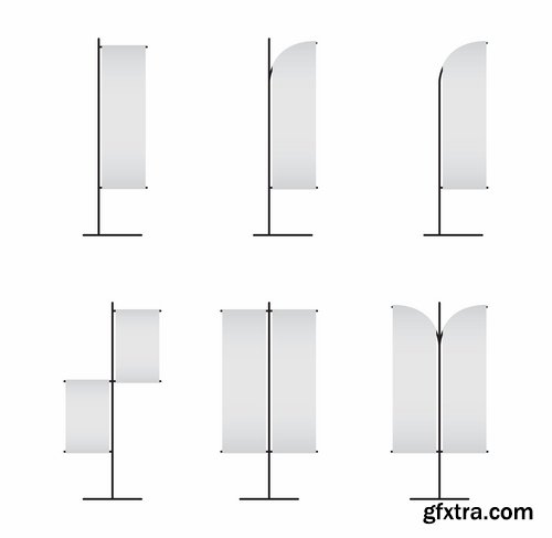 Different frames and boards for advertising - 25 Eps
