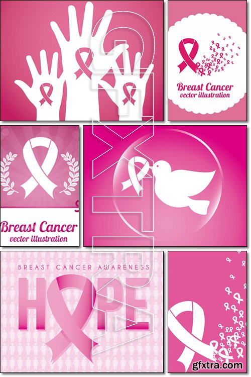 Breast cancer design - Vector