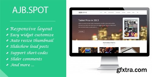 ThemeForest - Ajbspot - Responsive MultiPurpose Blogger Template ThemeForest - Ajbspot - Responsive MultiPurpose Blogger Template