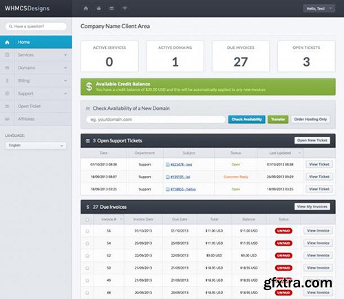 WHMCSDesigns - Dash-Theme v1.0 WHMCSDesigns - Dash-Theme v1.0