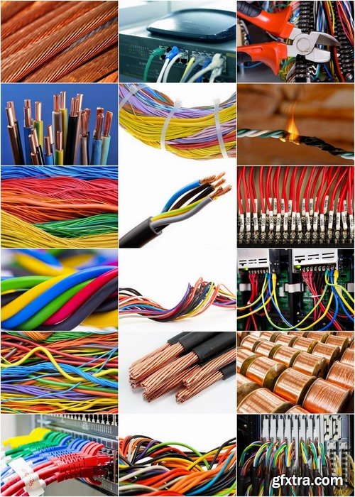 Wires and computer cables Stock images - 25 HQ Jpg