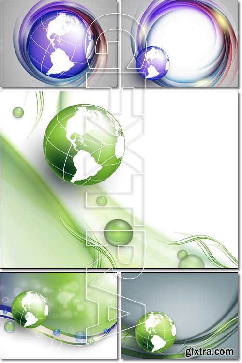 Terra colorful design - Vector