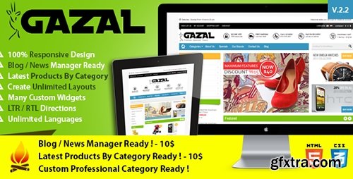 ThemeForest - Gazal v2.2 - Premium Opencart Theme ThemeForest - Gazal v2.2 - Premium Opencart Theme