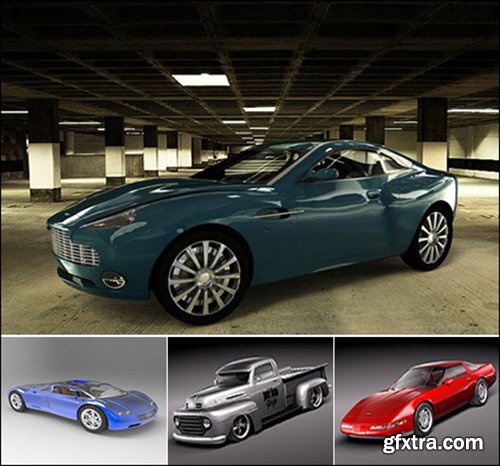 BMTee\'s Cinema 4D Car Model Pack
