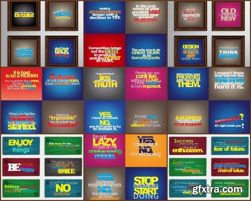 Motivational Quotes in vector from stock #2 25xEPS