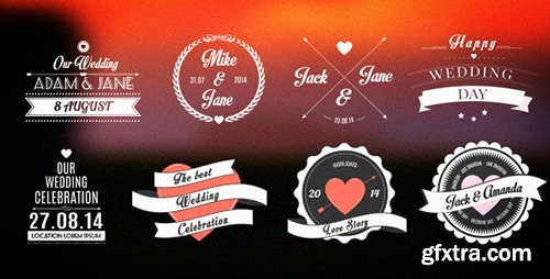 Videohive Wedding/Romantic Titles Pack 8655763