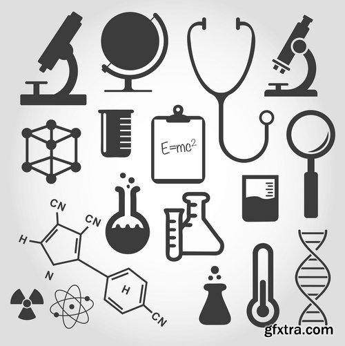 Research and science in vector from stock - 25 Eps